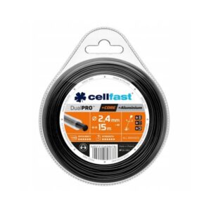 CELL-FAST Żyłka do podkaszarek średnica 2.4mm dł. 15m z rdzeniem DualPro okrągła