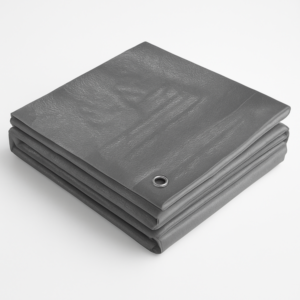 Plandeka wzmacniana 100g 4x5m Srebrna