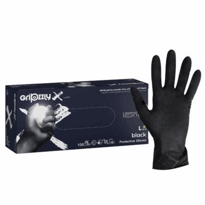 Rękawice ochronne nitrylowe GRIPZZLY BLACK  Rozmiar M