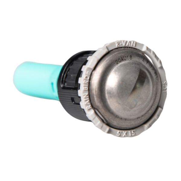 RAIN BIRD Dysza rotacyjna regulowana R-VAN LCS Lewy narożnik jasno szary zasięg 1,2x4,3m-1,8x4,9m - obrazek 2