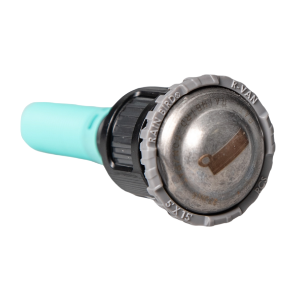 RAIN BIRD Dysza rotacyjna regulowana R-VAN RCS Prawy narożnik ciemno szary zasięg 1,2x4,3m-1,8x4,9m - obrazek 2