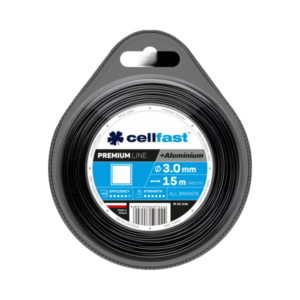CELL-FAST Żyłka do podkaszarek PREMIUM średnica 3.0mm dł. 15m Kwadrat