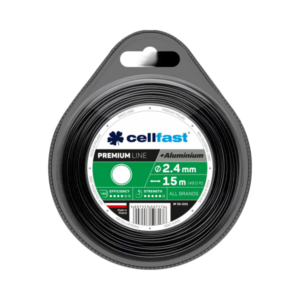 CELL-FAST Żyłka do podkaszarek PREMIUM średnica 2.4mm dł. 15m Okrągła