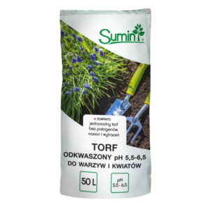 Sumin Torf ogrodniczy pH 5,5-6,5 50l