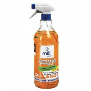 Mill Clean Umyje Płyn do mycia szyb, luster, glazury 1,22l pomarańczowy