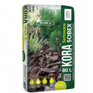SOBEX Kora iglasta Sortowana frakcja 20-50mm 80l