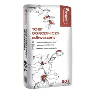 SOBEX Torf ogrodniczy odkwaszony 80l