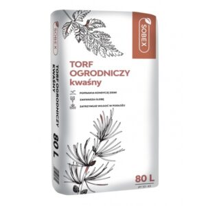 SOBEX Torf ogrodniczy kwaśny 80l
