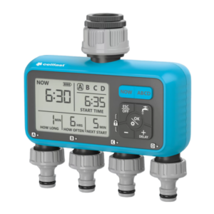 CELL-FAST Elektroniczny sterownik nawadniania 4-sekcyjny CHRONOS CELLPRO