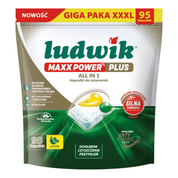 Ludwik Kapsułki Do Zmywarek Maxx Power Plus 95szt