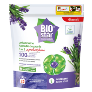 BioStar Uniwersalne kapsułki do prania 5 w 1 z probiotykami