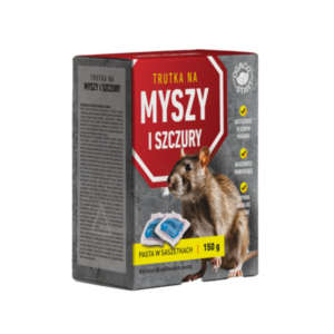 Trutka na myszy i szczury Ratimor brodifacoum pasta 150g karton